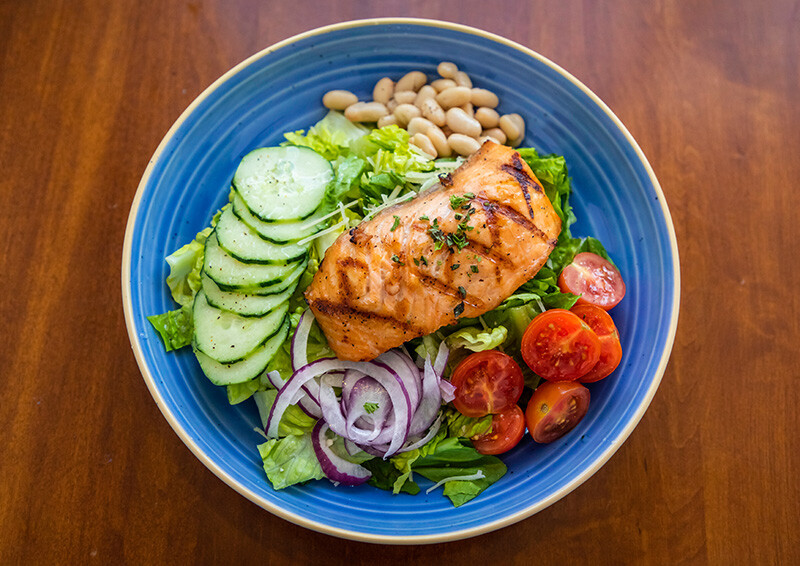 Healthy meal on a plate