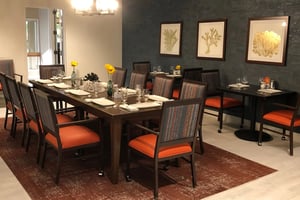 Empty dining room