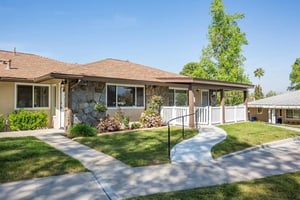 Brown house exterior