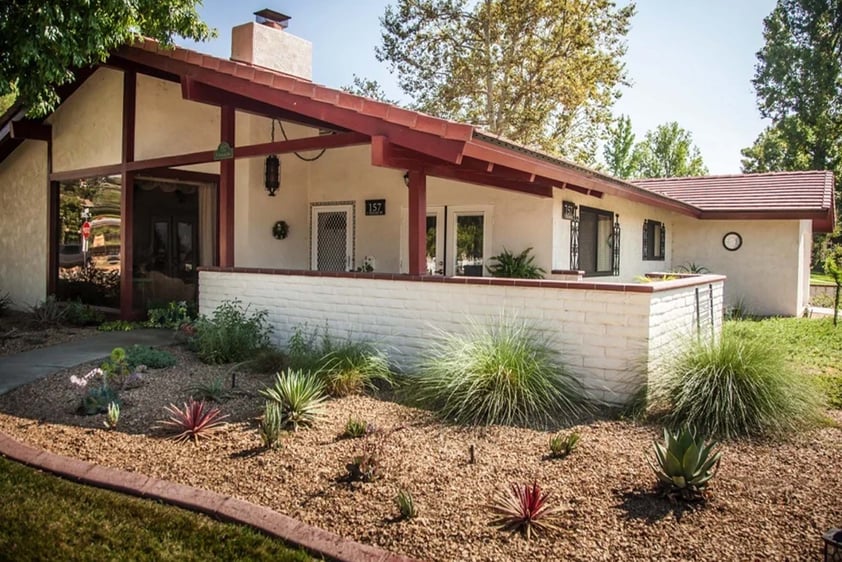 House exterior with some rock exterior