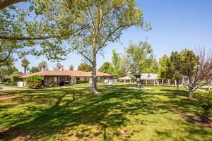 Central green with houses around it