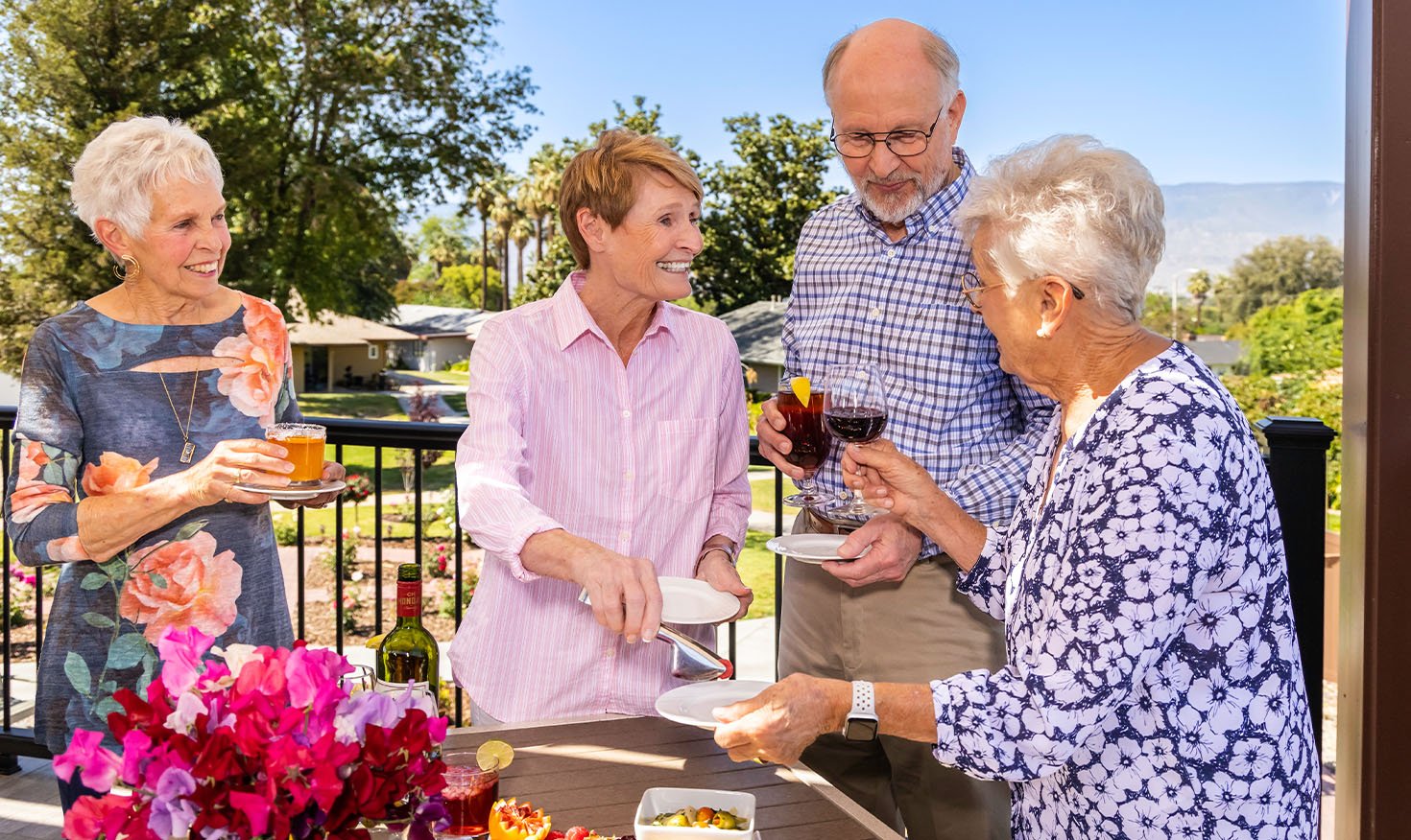 Dining deck party