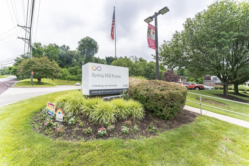 Spring Mill Pointe exterior sign